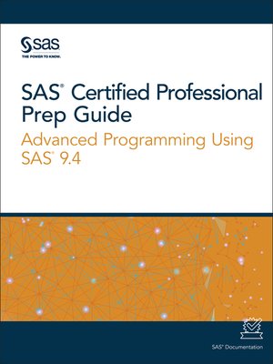 cover image of SAS Certified Professional Prep Guide
